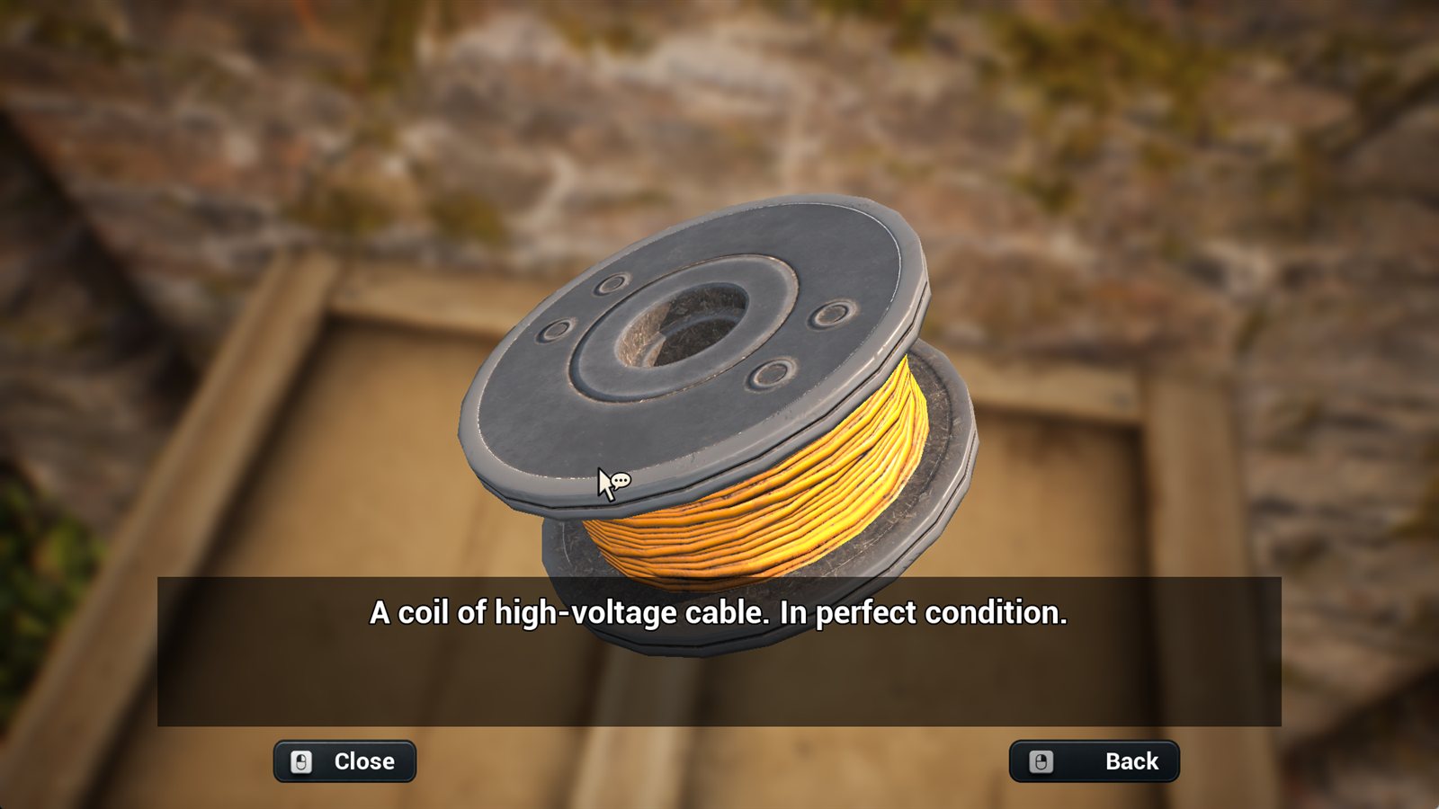 Inspecting a coil of cable