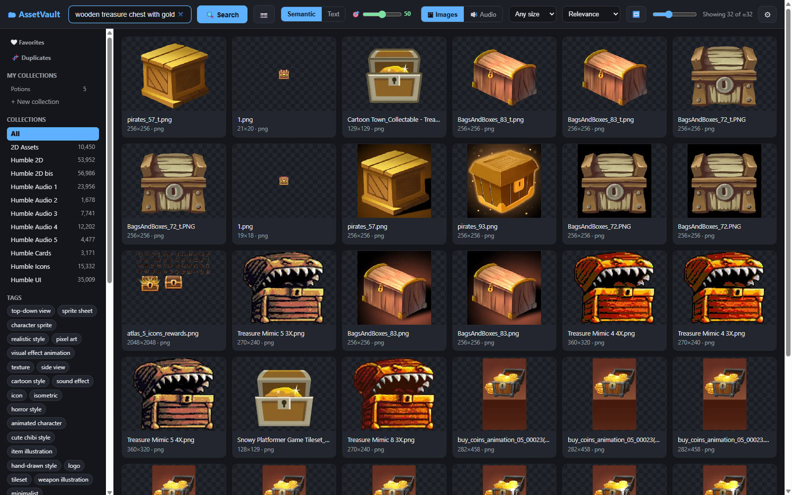 Search results for "wooden treasure chest with gold"